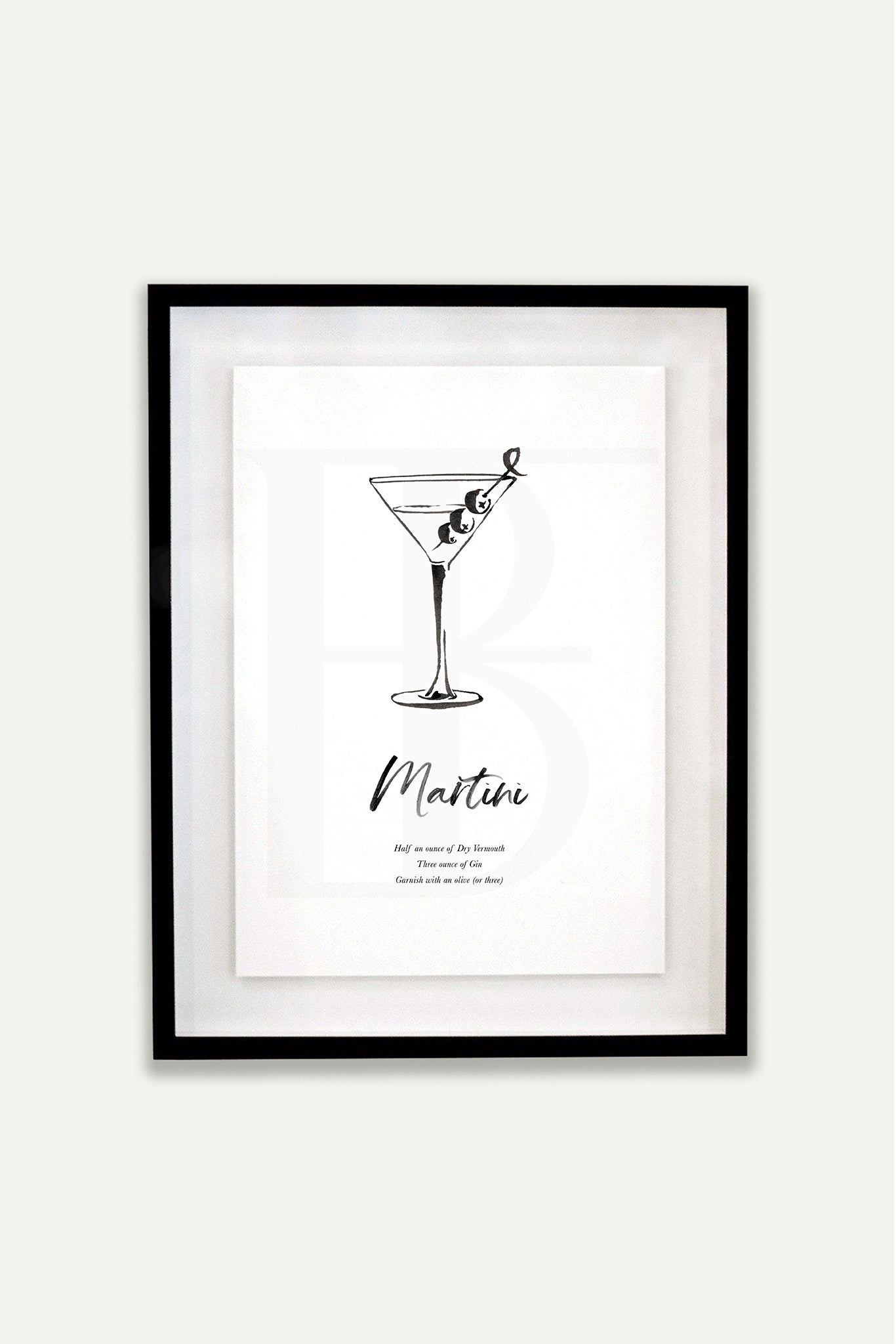 Martini Cocktail, by Fable