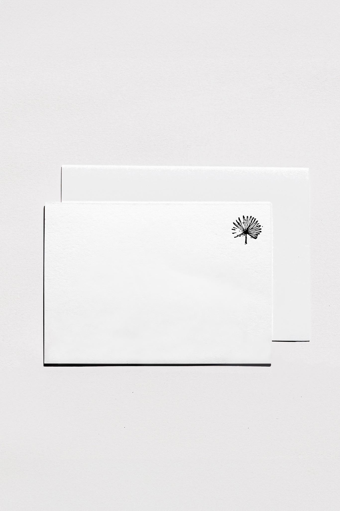 Notecards - Singapore Date Palm, Letterpress