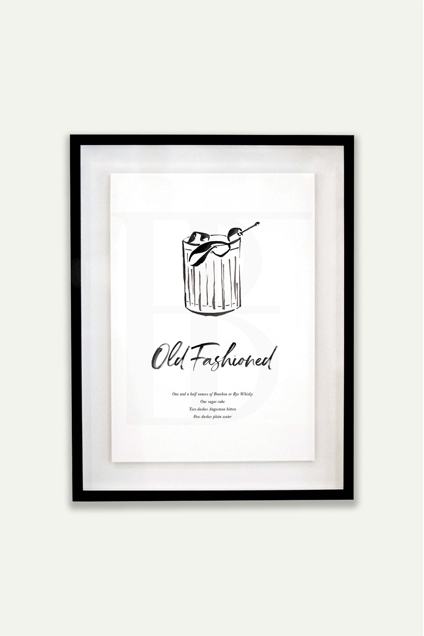 Old Fashioned Cocktail, by Fable