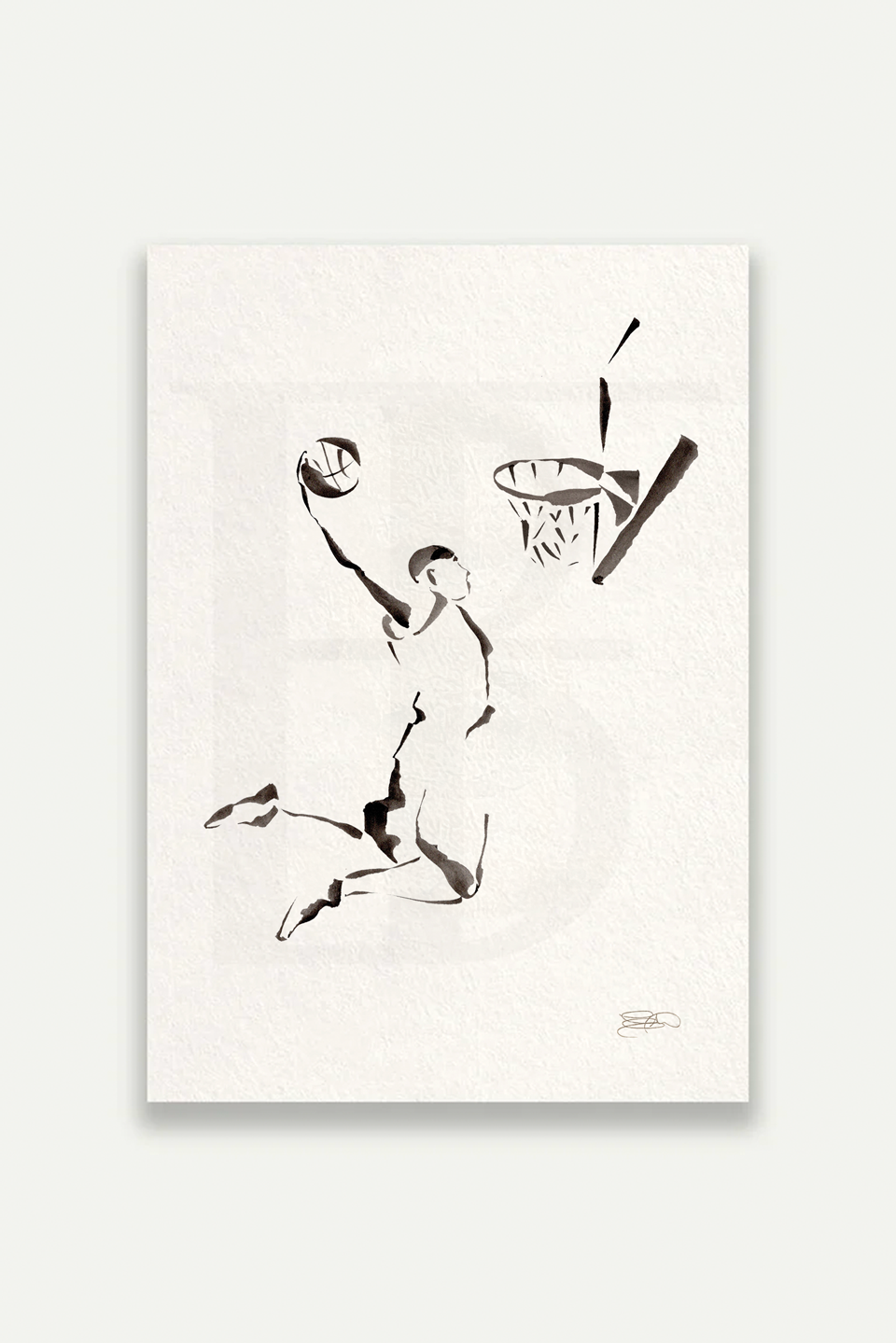 Basketball Print, by Fable