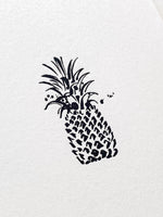 Load image into Gallery viewer, Greeting card - Pineapple, Letterpress
