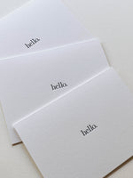 Load image into Gallery viewer, Greeting card - Hello, Letterpress
